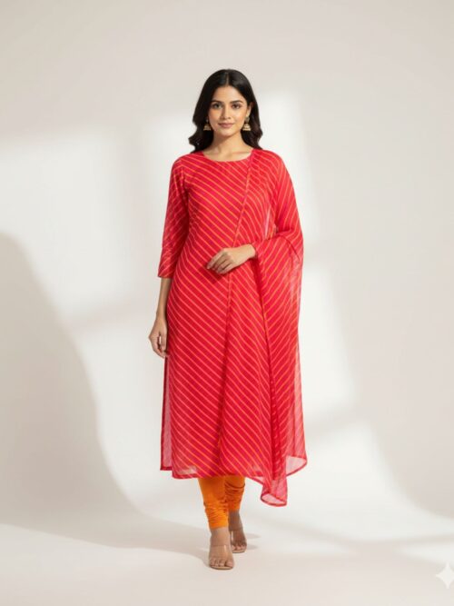 Regal Zari Embroidered Silk Kurti