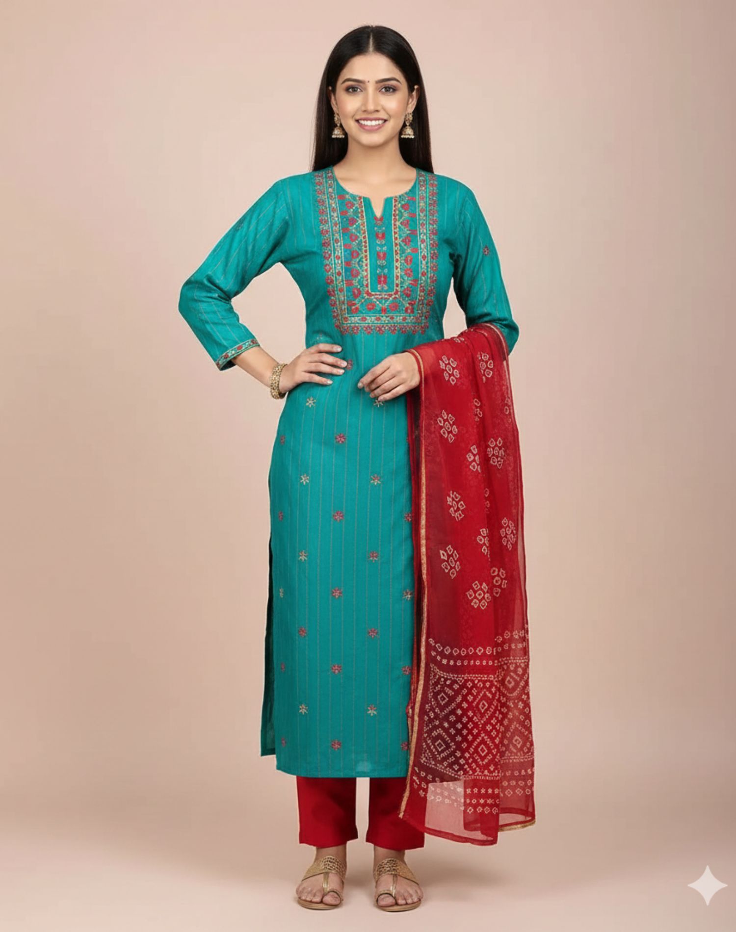 Royal Anarkali Embroidered Salwar Suit