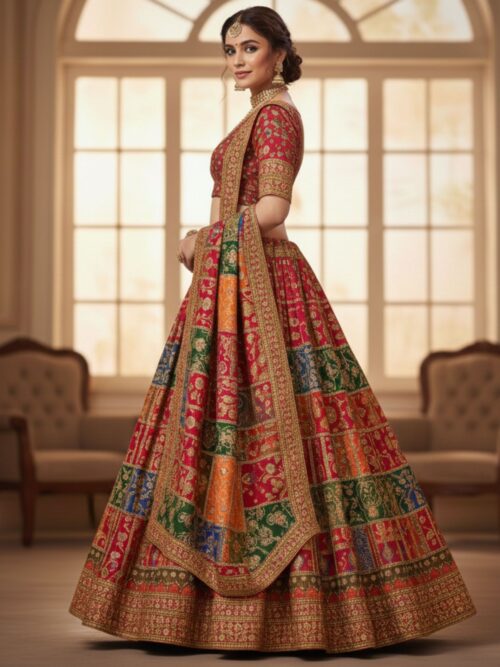 Midnight Mirror Dream Lehenga